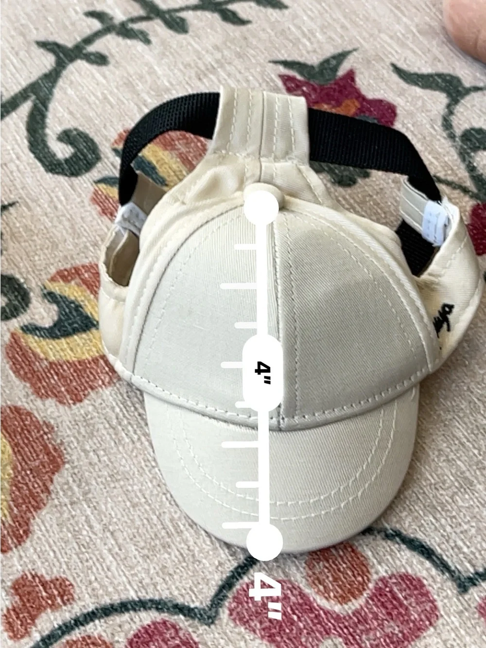 Los Angeles Rams Navy Pet Cap + Cream Adjustable Dog Hat Duo